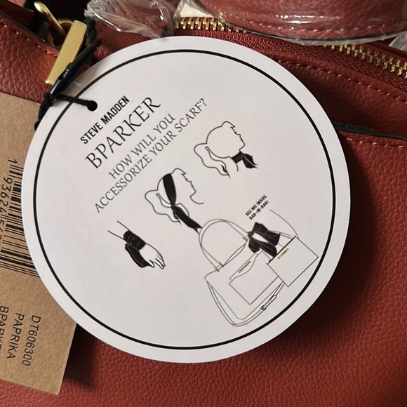 NWT Steve Madden Tote and 6 Twillys - Picture 6 of 8